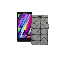 Купить - чехол для смартфона  Чехол-книга из экокожи для телефона Lenovo P90 Серый ромб