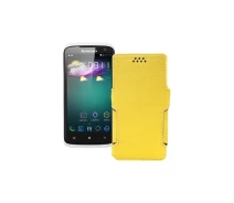 Купить - чехол для смартфона  Чехол-книга из экокожи для телефона Lenovo S820 Желтый