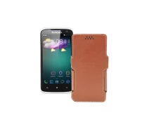 Купить - чехол для смартфона  Чехол-книга из экокожи для телефона Lenovo S820 Коричневый
