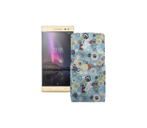 Купить - чехол для смартфона  Чехол-флип из экокожи для телефона Lenovo Phab 2 Pro (PB2-690M) Круги-цветные