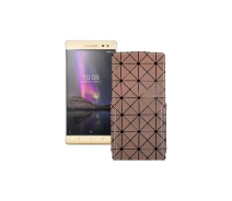 Купить - чехол для смартфона  Чехол-флип из экокожи для телефона Lenovo Phab 2 Pro (PB2-690M) Коричневый ромб