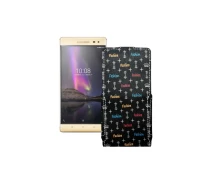 Купить - чехол для смартфона  Чехол-флип из экокожи для телефона Lenovo Phab 2 Pro (PB2-690M) Фэшн черный