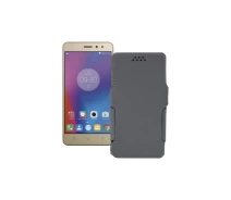 Купить - чехол для смартфона  Чехол-книга из экокожи для телефона Lenovo Vibe K6 Power (K33a42) Серый