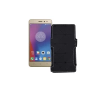 Купить - чехол для смартфона  Чехол-книга из экокожи для телефона Lenovo Vibe K6 Power (K33a42) Черный ромб