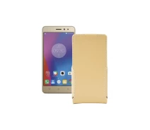 Купить - чехол для смартфона  Чехол-флип из экокожи для телефона Lenovo Vibe K6 Power (K33a42) Бежевый