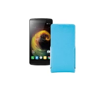 Купить - чехол для смартфона  Чехол-флип из экокожи для телефона Lenovo X3 lite Pro (A7010a48) Голубой