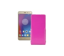 Купить - чехол для смартфона  Чехол-флип из экокожи для телефона Lenovo Vibe K6 Power (K33a42) Розовый