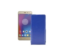 Купить - чехол для смартфона  Чехол-флип из экокожи для телефона Lenovo Vibe K6 Power (K33a42) Синий
