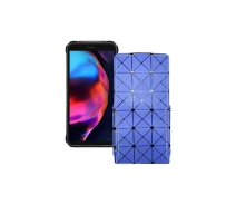 Купить - чехол для смартфона  Чехол-флип из экокожи для телефона Blackview BV5100 Синий ромб