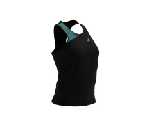 Купить - женскую майку  Майка женская бесшовная для тренировок Compressport Performance Singlet W Черная M
