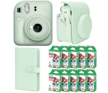 Купить - фотоаппарат  Набор камера Fujifilm Instax Mini 12/Фотобумага 100 шт/Чохол/Фотоальбом 108 фото Зеленый (2310363476)