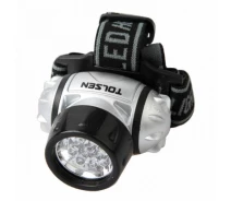 Купить - фонарик  Фонарь налобный LED Tolsen Tools на батарейках 3 х AAA, 50 лм