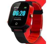 Купить - смарт-часы  Детские водонепроницаемые смарт-часы с GPS JETIX DF50 Ellipse Aqua (Black-Red) (2794246)