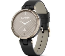 Купить - смарт-часы  Смарт-Часы Garmin Lily, CreamGold, Black, Leather (010-02384-B1)