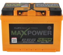 Купить - автомобильный аккумулятор  АКБ 75-А/Ч (MaxPower) Ultra (R+) 720A (278х175х190мм.) TM75A750R