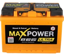 Купить - автомобильный аккумулятор  АКБ 75-А/Ч (MaxPower) Ultra (R+) 750A (278х175х190мм.) TMA75AA750R