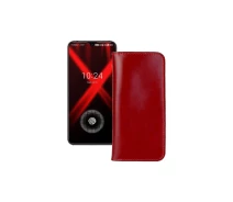 Купить - чехол для смартфона  Портмоне из кожи для телефона UMiDIGI X Красный