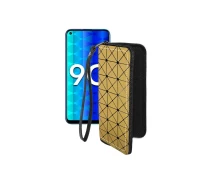 Купить - чехол для смартфона  Чехол-кошелек из экокожи для телефона Honor 9c Золотой ромб