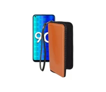 Купить - чехол для смартфона  Чехол-кошелек из экокожи для телефона Honor 9c Коричневый