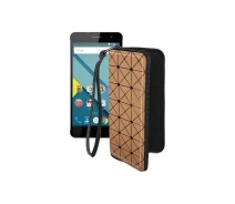 Купить - чехол для смартфона  Чехол-кошелек из экокожи для телефона Hisense C20s Коричневый ромб