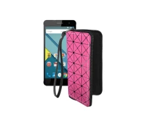 Купить - чехол для смартфона  Чехол-кошелек из экокожи для телефона Hisense C20s Розовый ромб
