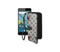 Купить - чехол для смартфона  Чехол-кошелек из экокожи для телефона Hisense C20s Луи-Витон-белый