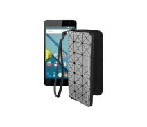 Купить - чехол для смартфона  Чехол-кошелек из экокожи для телефона Hisense C20s Серый ромб
