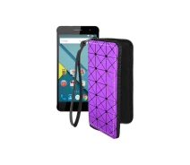 Купить - чехол для смартфона  Чехол-кошелек из экокожи для телефона Hisense C20s Фиолетовый ромб