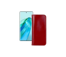 Купить - чехол для смартфона  Портмоне из кожи для телефона Honor X9a Красный