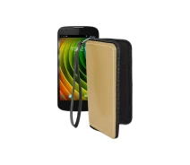 Купить - чехол для смартфона  Чехол-кошелек из экокожи для телефона Fly IQ4413 Бежевый