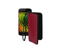 Купить - чехол для смартфона  Чехол-кошелек из экокожи для телефона Fly IQ4413 Бордовый