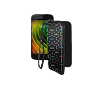 Купить - чехол для смартфона  Чехол-кошелек из экокожи для телефона Fly IQ4413 Фэшн черный