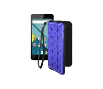 Купить - чехол для смартфона  Чехол-кошелек из экокожи для телефона Hisense C20s Синий ромб