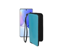 Купить - чехол для смартфона  Чехол-кошелек из экокожи для телефона Huawei Nova 9 Голубой