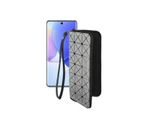 Купить - чехол для смартфона  Чехол-кошелек из экокожи для телефона Huawei Nova 9 Серый ромб