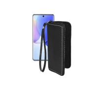 Купить - чехол для смартфона  Чехол-кошелек из экокожи для телефона Huawei Nova 9 Черный матовый