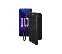 Купить - чехол для смартфона  Чехол-кошелек из экокожи для телефона Honor 10i Черный ромб