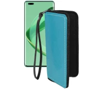 Купить - чехол для смартфона  Чехол-кошелек из экокожи для телефона Huawei nova 11 Pro Голубой