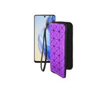 Купить - чехол для смартфона  Чехол-кошелек из экокожи для телефона Infinix Zero 5G 2023 Фиолетовый ромб