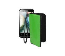 Купить - чехол для смартфона  Чехол-кошелек из экокожи для телефона Lenovo A369i Зеленый