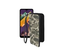 Купить - чехол для смартфона  Чехол-кошелек из экокожи для телефона LG K22 Хаки-зеленый