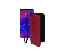Купить - чехол для смартфона  Чехол-кошелек из экокожи для телефона Meizu 16th Бордовый