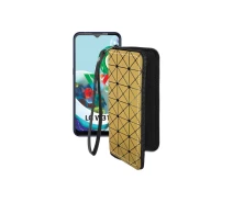 Купить - чехол для смартфона  Чехол-кошелек из экокожи для телефона LG W31 Plus Золотой ромб