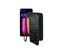 Купить - чехол для смартфона  Чехол-кошелек из экокожи для телефона LG V60 ThinQ Фэшн черный