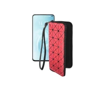 Купить - чехол для смартфона  Чехол-кошелек из экокожи для телефона Meizu 17 Красный ромб