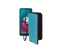 Купить - чехол для смартфона  Чехол-кошелек из экокожи для телефона Motorola Moto G30 (xt2129-2) Голубой
