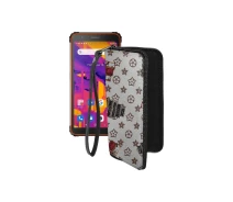Купить - чехол для смартфона  Чехол-кошелек из экокожи для телефона Blackview BV6600 2021 Луи-Витон-белый