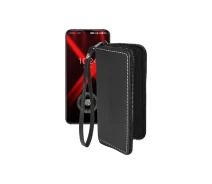 Купить - чехол для смартфона  Чехол-кошелек из экокожи для телефона UMiDIGI X Черный глянец
