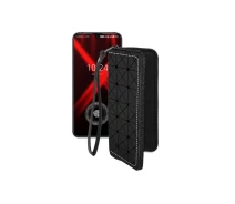 Купить - чехол для смартфона  Чехол-кошелек из экокожи для телефона UMiDIGI X Черный ромб