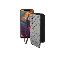 Купить - чехол для смартфона  Чехол-кошелек из экокожи для телефона UMiDIGI A3 Pro Серый ромб